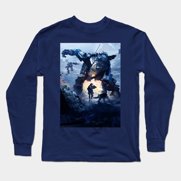 titanfall Long Sleeve T-Shirt by store of art